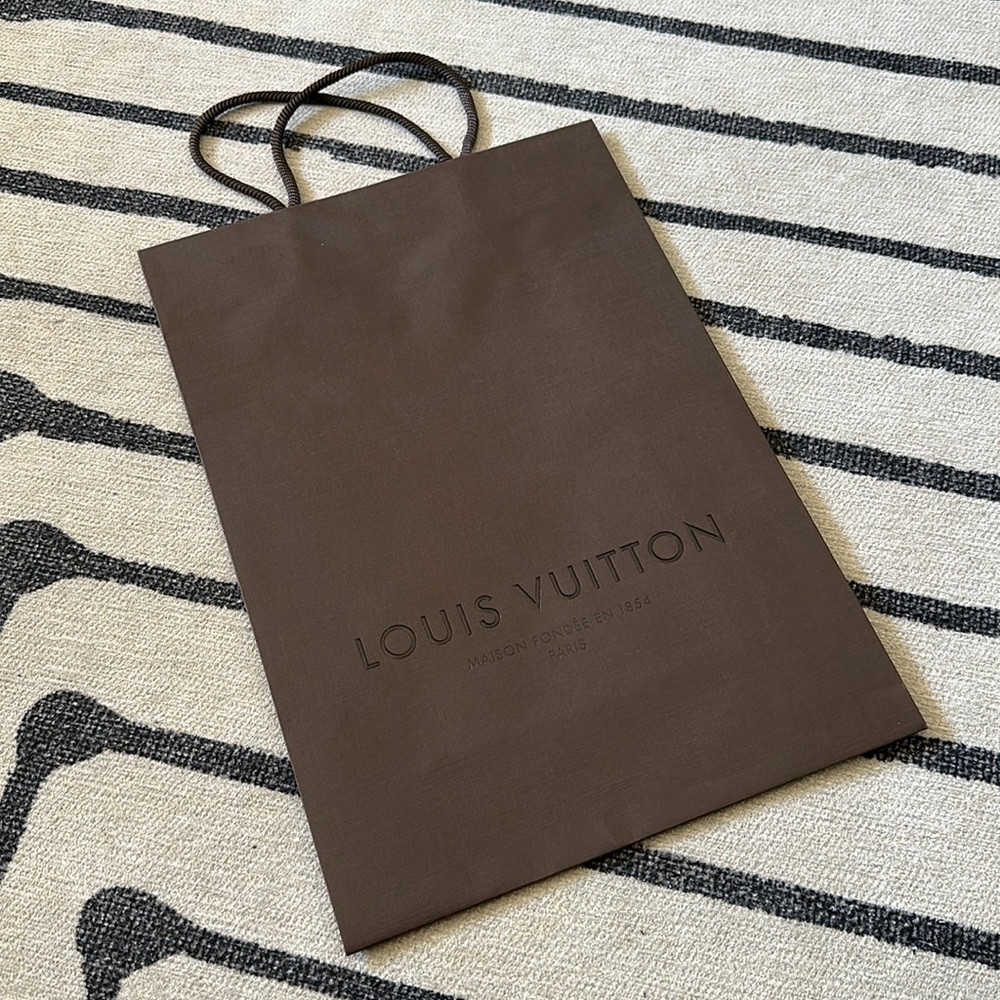 Louis Vuitton brown shopping bag - tall
